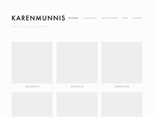 Tablet Screenshot of karenmunnis.com